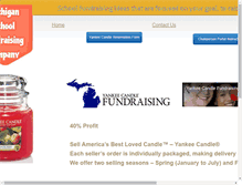 Tablet Screenshot of michiganschoolfundraising.com